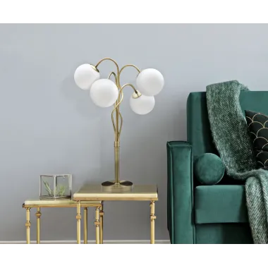 LAMPA STOŁOWA GLAMY 4 ŚWIATŁA Ø 53x74 cm